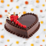 heartshape chocolate cake