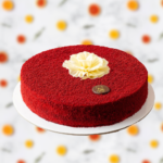 red velvet cake round bg
