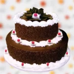 2 tier black forest cake