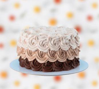 Rose Swirl Chocolate cake